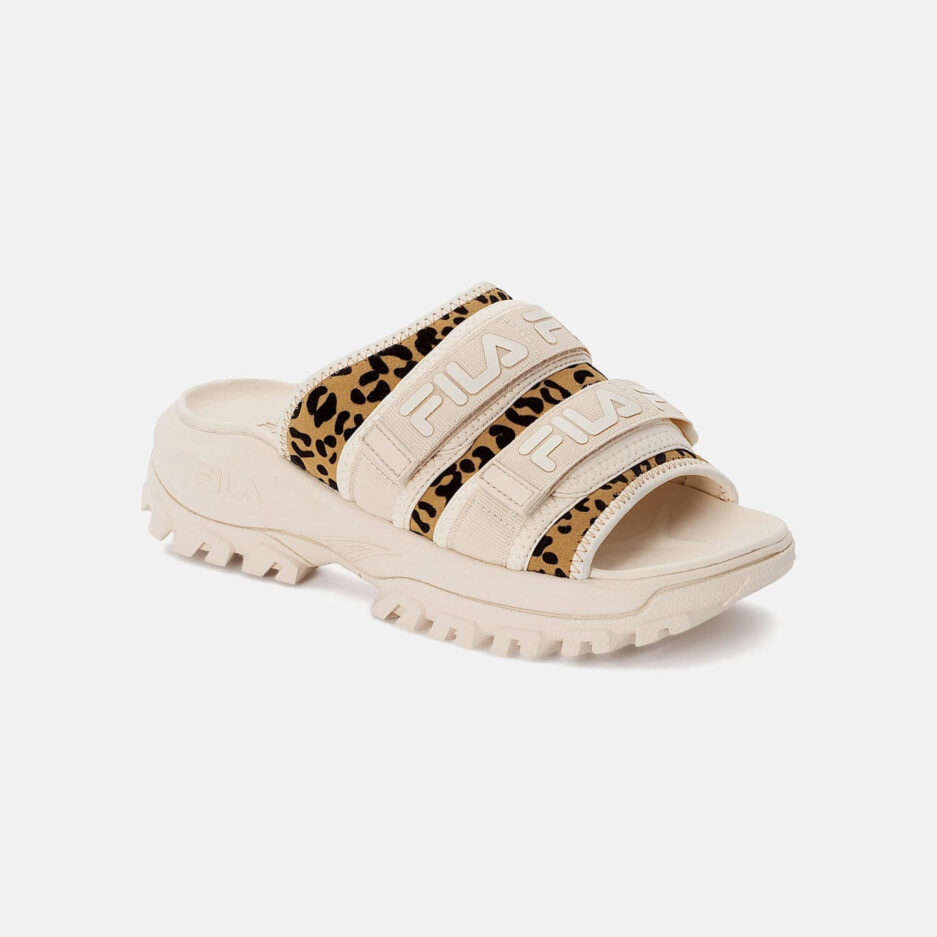 fila γυναικειες slider animal print