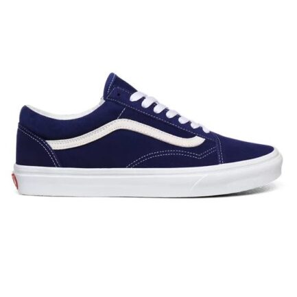 vans old skool σουεντ μπλε