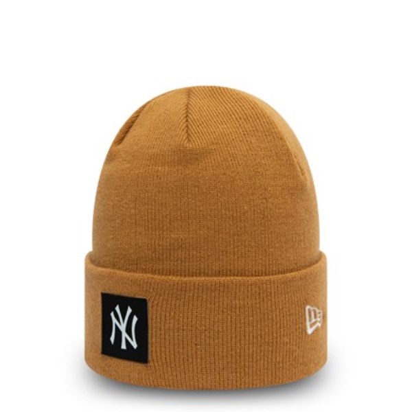 new-era-new-york-yankees-team-logo-beanie-beige-60141873-1 new era σκουφος