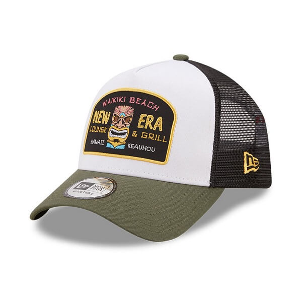 new-era-lounge-and-grill-location-khaki-a-frame-trucker-hat-60240581-1 new era καπελα