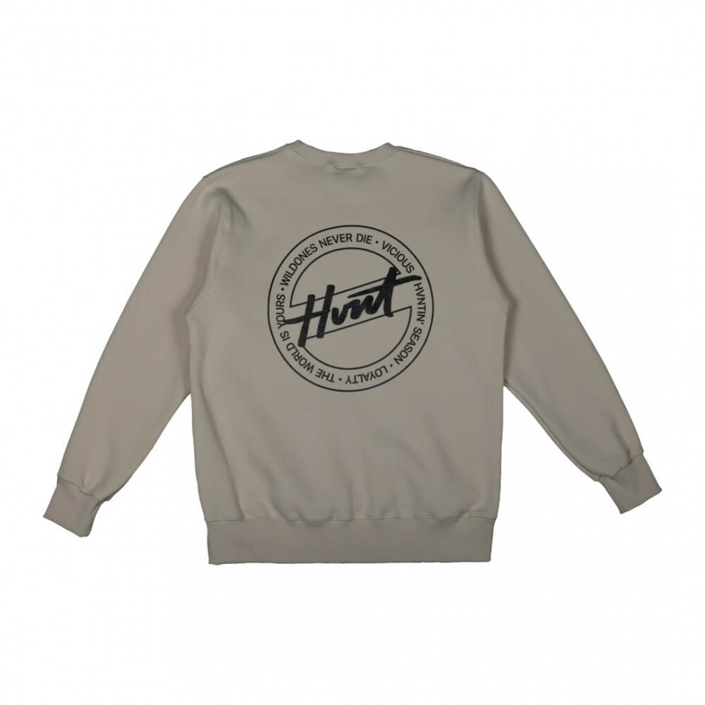 hvnt-circular-crewneck-ivory-fw23-141-2 hvnt φούτερ