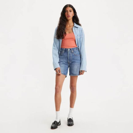 levis jean shorts women's