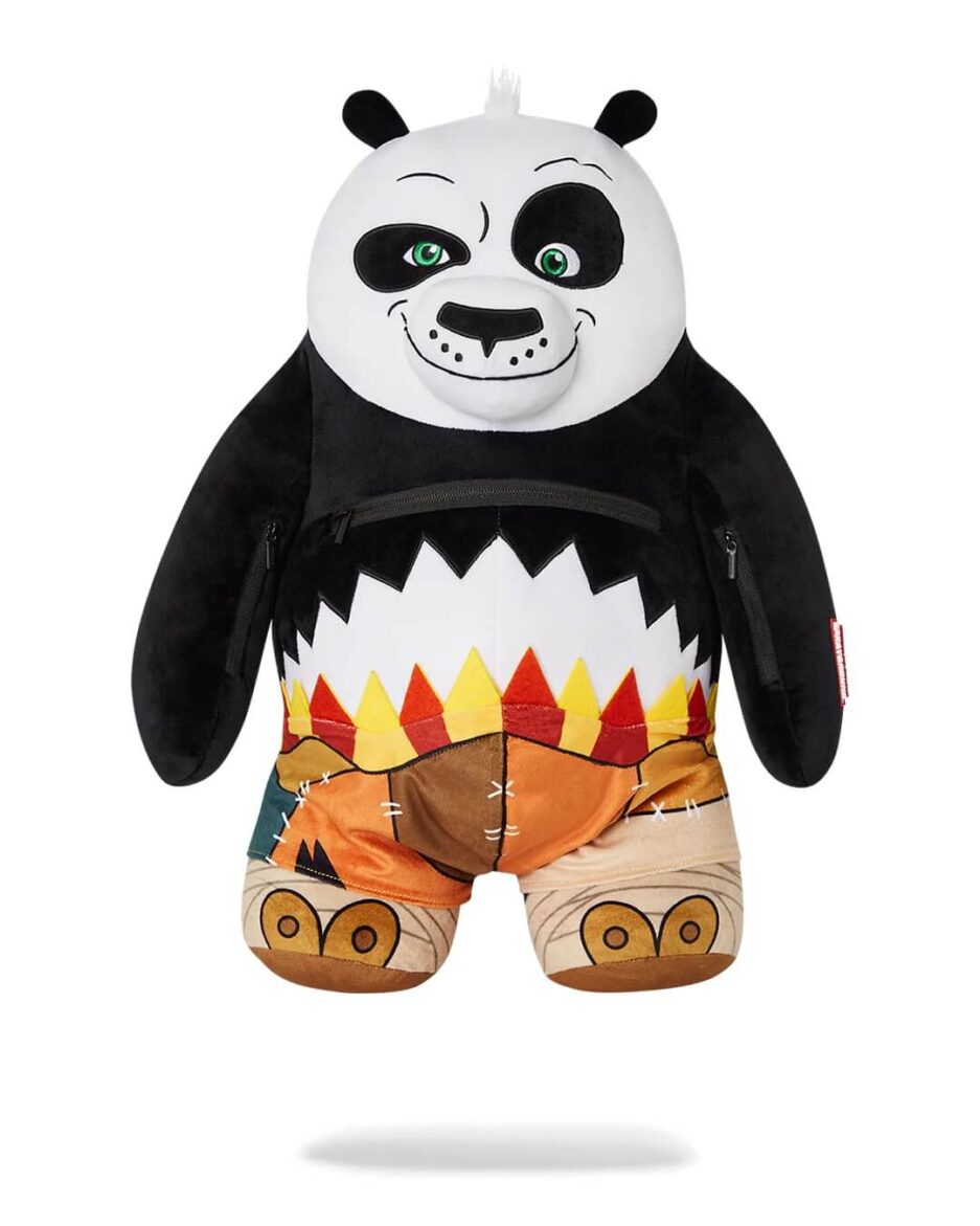 sprayground kung fu panda bear tsanta