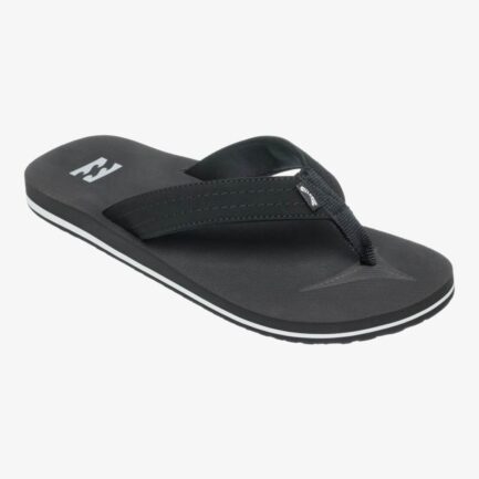 Billabong All Day Slice Flip Flops Sandals Men's - Raven (EBYL100028-RAV)