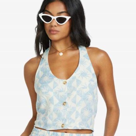 Billabong Go West Top Women's - Powder Blue (24B041512-POW)