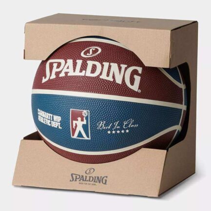 Carhartt WIP x Spalding Basketball - Mulberry, Dusky Blue/Naturel (I034908-2Z6XX)