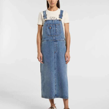 Dickies Bib Long Overall Σαλοπέτα Φούστα Γυναικεία - Rinsed Fade (DK0A4Z6TK21)