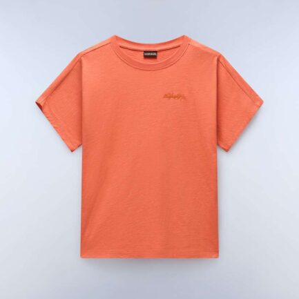 Napapijri Eclair Logo T-Shirt Women's - Langoustino (NP0A4IFZA69)