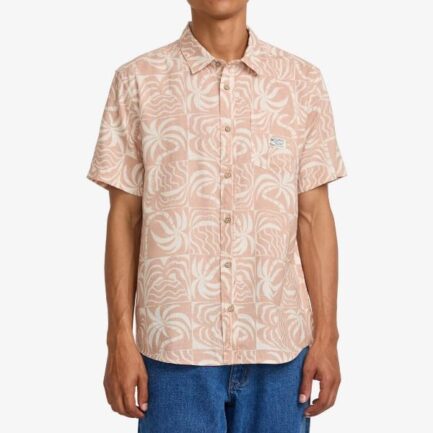 Rvca Exotica S/S Shirt Men's - Pale Mauve (AVYWT00500-PAL)
