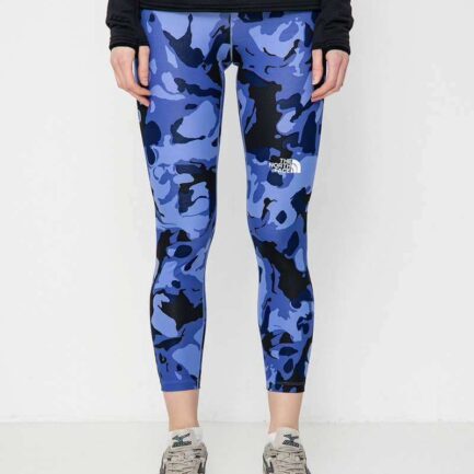The North Face Flex 25in Tight AOP Women's - Virtual Blue/Light Show Print (NF0A8BPG8SK)