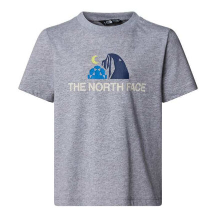 The North Face Graphic Tee Kid's (2-7 Years) - Grey Heather (NF0A8AXEDYX)
