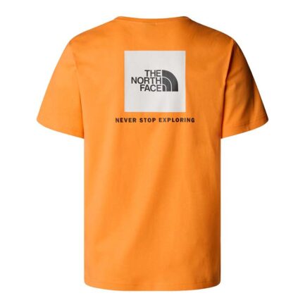 The North Face Redbox T-Shirt Men's - Orange/White (NF0A87NPAQE)