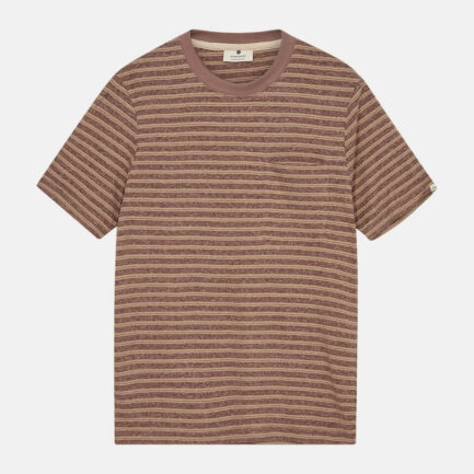 Anerkjendt Akkikki Cot/Linen Stripe T-Shirt Men's - Auburn (901921-1512)