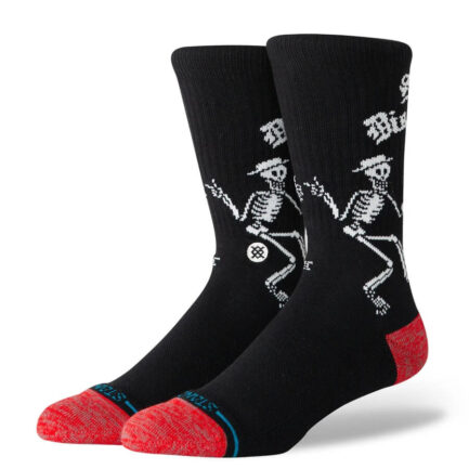 Stance X Social Distortion Skelly Dancing Crew Socks Unisex Κάλτσες - Black (A556A25SKE-BLK)