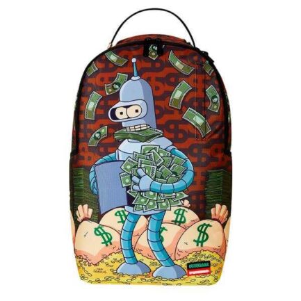 Sprayground Futurama Bender Money DLXR Backpack (B7210)