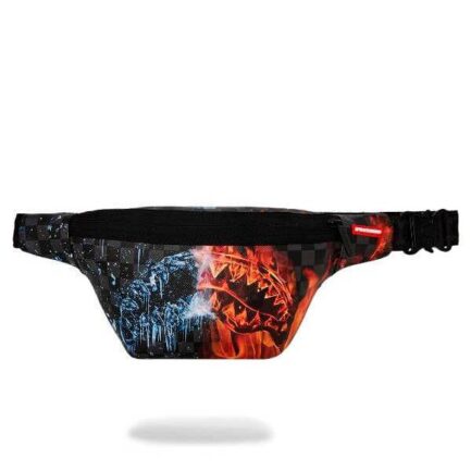 Sprayground Fire and Ice Shark Savvy Crossbody (B7941)