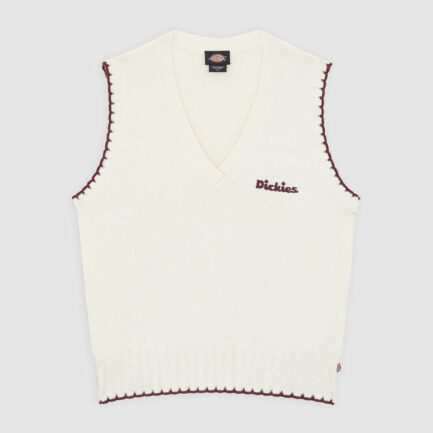 Dickies Slayden Sweater Αμάνικο Γυναικείο - Egret (DK0A87P2C48)