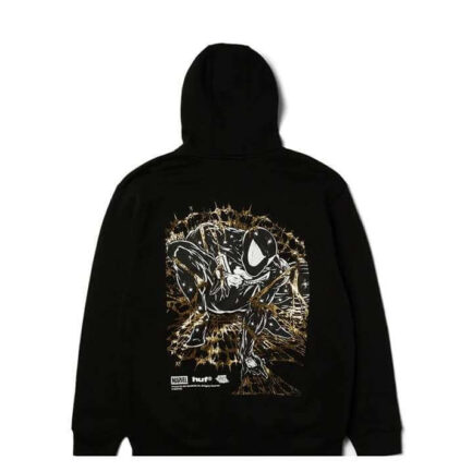 HUF x Marvel Spider-Man Arachknight FZ Φούτερ Ανδρικό - Black (PF00825-BLACK)