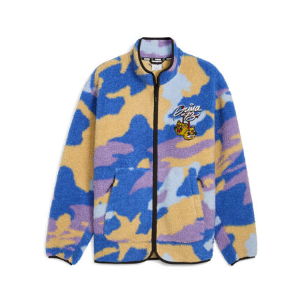 Puma Commissioner Dylan Polar Fleece Jacket Ζακέτα Ανδρική - Canvas/AOP (632826-01)