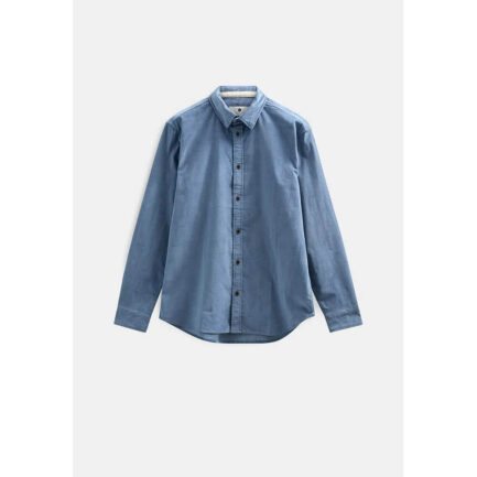 Anerkjendt Akleif Solid Cord L/S Shirt Men's - Copen Blue (901672-3060)
