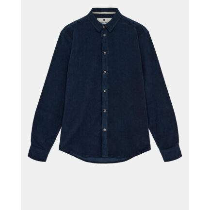 Anerkjendt Akleif Solid Cord L/S Shirt Men's - Dark Blue (901672-3059)