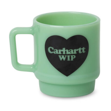 Carhartt WIP Heart Glass Mug - Jade (I035873-970XX)