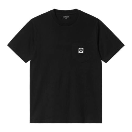 Carhartt WIP Pocket Heart T-Shirt Ανδρικό - Black/Black (I032128-00EXX)
