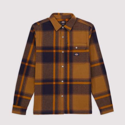Dickies Nimmons Flannel Μακρυμάνικο Πουκάμισο Ανδρικό - Night Sky (DK0A4XGUL18)