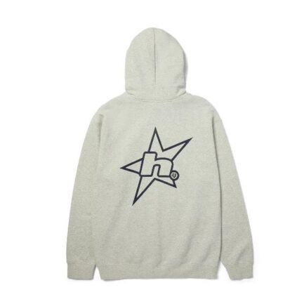 HUF H Star Logo Pullover Hoodie Men's - Ash (PF00790-ASH)