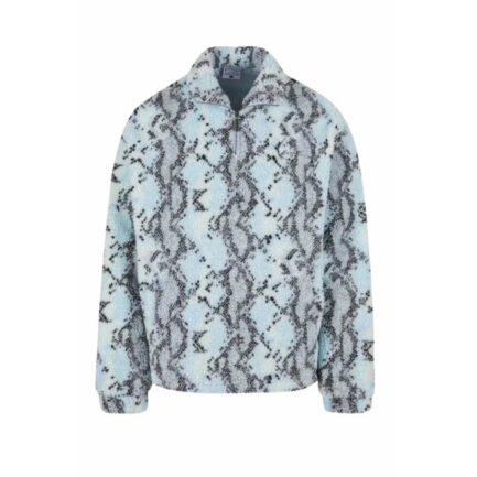 Karl Kani Metal Signature Snake Teddy Troyer Fleece Men's - Black/Blue (KM253-038-1)