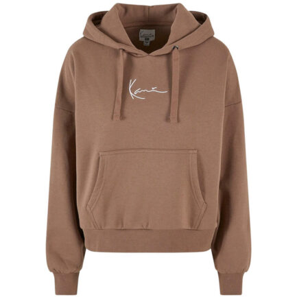 Karl Kani Small Signature Essential OS Hoodie Women's - Brown (KW-HD031-024-07)