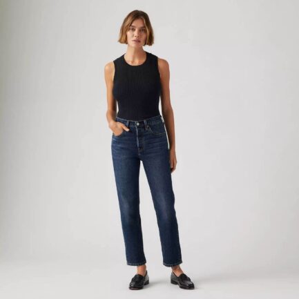 Levi's 501® Cropped Jeans Παντελόνι Γυναικείο - Dark Indigo (362000342)