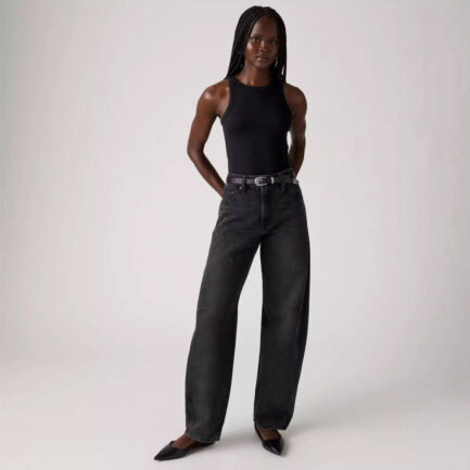 Levi's Baggy Dad Barrel Jeans Women's - Black (0039A0000)