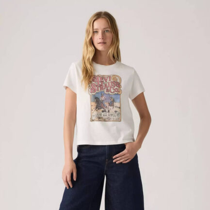 Levi's Graphic Boxy Tee Women's - White (A88040049)