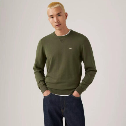 Levi's Lightweight Housemark Sweater Men's - Green (A72070025)
