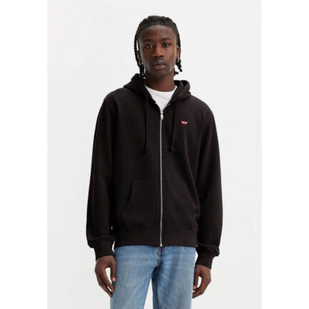 Levi's Original Housemark Zip-Up Hoodie Men's - Black (345840016)