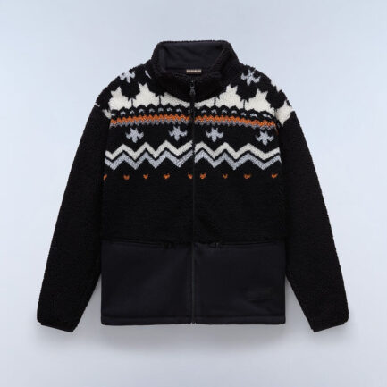 Napapijri Ansei Full Zip Fleece Jacket Ζακέτα Γυναικεία - Black Beauty (NP0A88VL941)