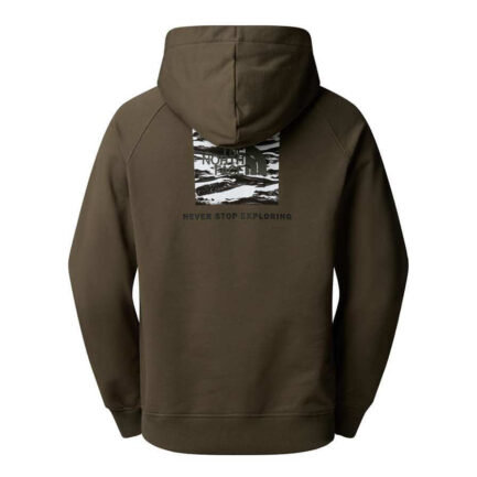 The North Face Box NSE Edge Of Light Hoodie Men's - New Taupe Green (NF0A8E3KFA4)