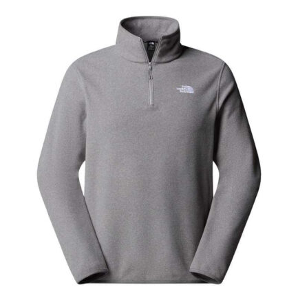 The North Face 100 Glacier 1/4 Zip Fleece Ανδρικό - Grey (NF0A8D0QCQI)