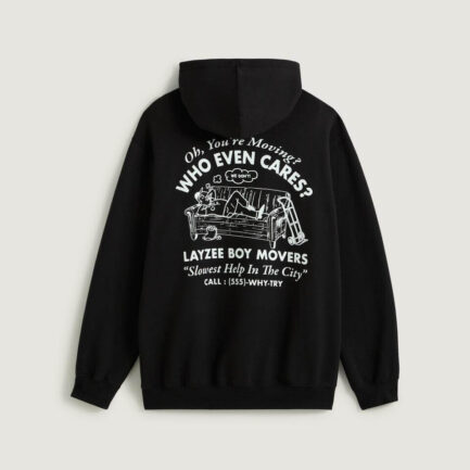 Vans Moving Co Pullover Hoodie Φούτερ Ανδρικό - Black (VN000PABBLK)