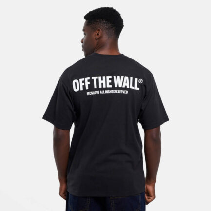 Vans Original Standards Statement T-Shirt Ανδρικό - Black/White (VN000PF7Y28)