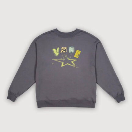 Vans Perforate OS Crewneck Women's - Asphalt (VN000Q341O7)