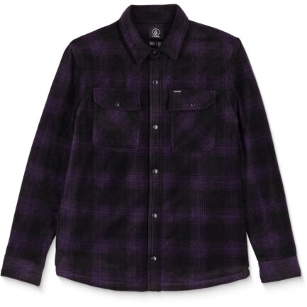 volcom overshirt andriko poukamiso fleece