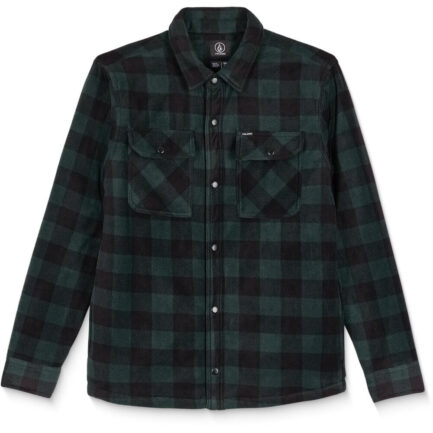 Volcom Bowered Fleece Over Shirt Men's - Scarab (A5832400-SCB)