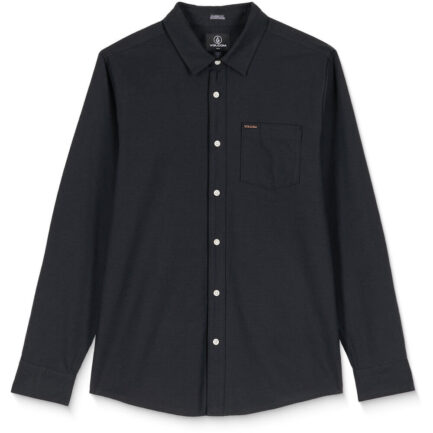 Volcom Veeco Oxford L/S Shirt Men's - Black (A0532507-BLK)