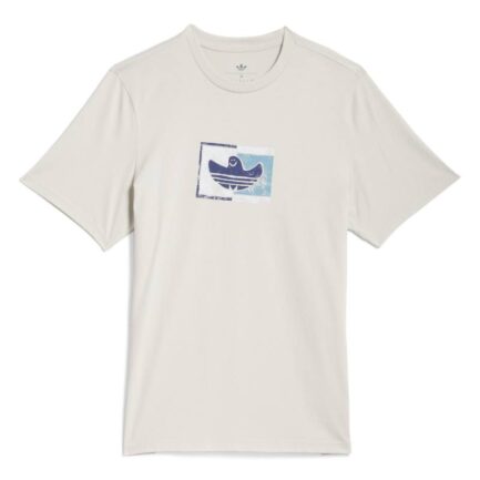 adidas Originals Skateboarding Shmoohaus T-Shirt Unisex - Alumina/Dark Blue (JW3491)