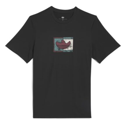 adidas Originals Skateboarding Shmoohaus T-Shirt Unisex - Black/Shadow Red (JW3490)