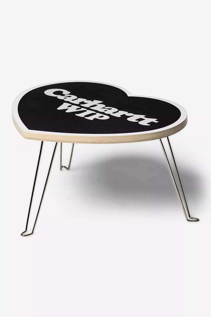 Carhartt WIP Heart Folding Table - Black/White (I035830-0D2XX