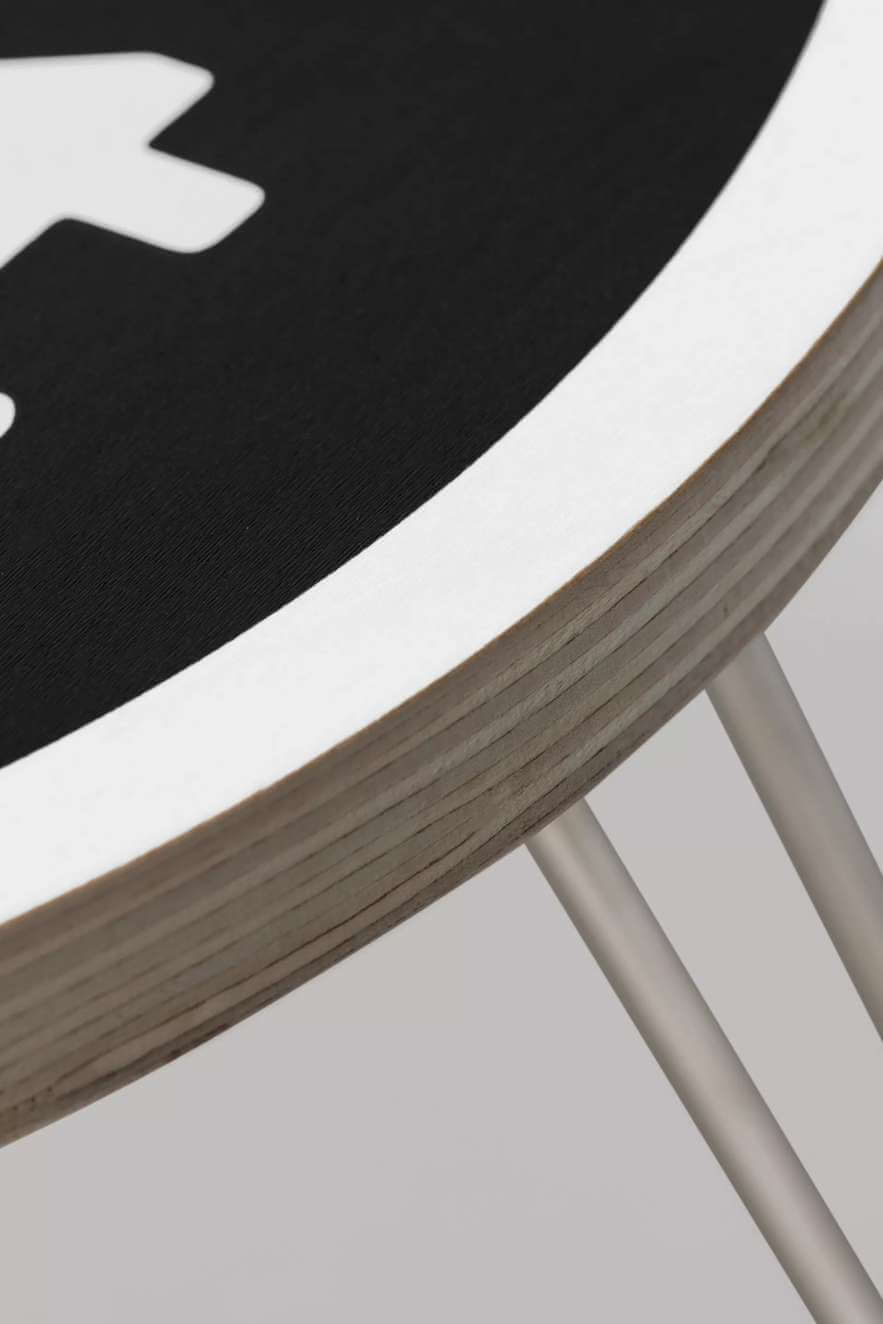 Carhartt WIP Heart Folding Table - Black/White (I035830-0D2XX