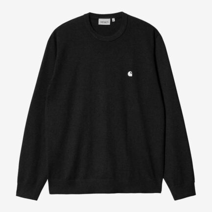 Carhartt WIP Madison Sweater Πουλόβερ Ανδρικό - Black/Wax (I030841-K02XX)